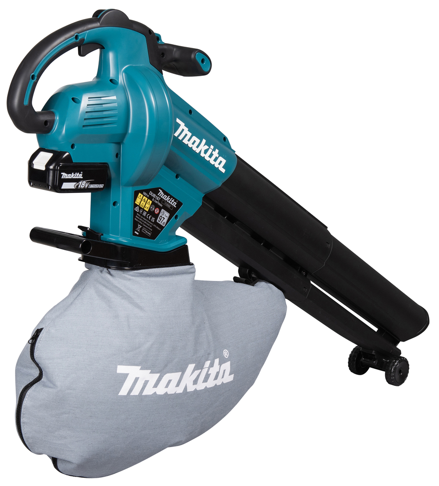 Аккумуляторная воздуходувка Makita DUB187Z LXT BL 18В, 4,2 м³/мин, 64 м/с, мешок 25л, XPT, без акб и З/У