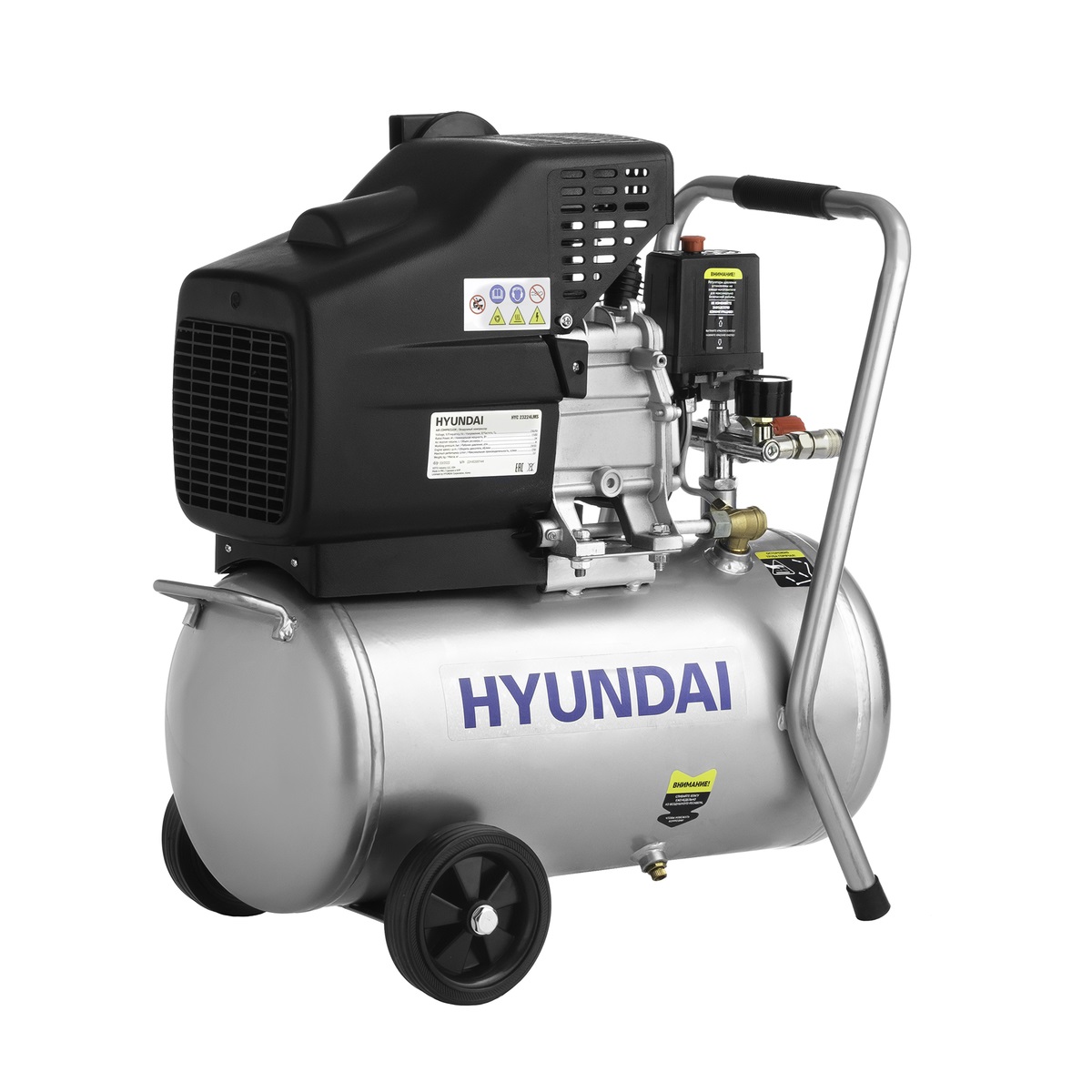 Компрессор масляный HYUNDAI НYC 23224LMS поршневой, коаксиальный (прямой) привод