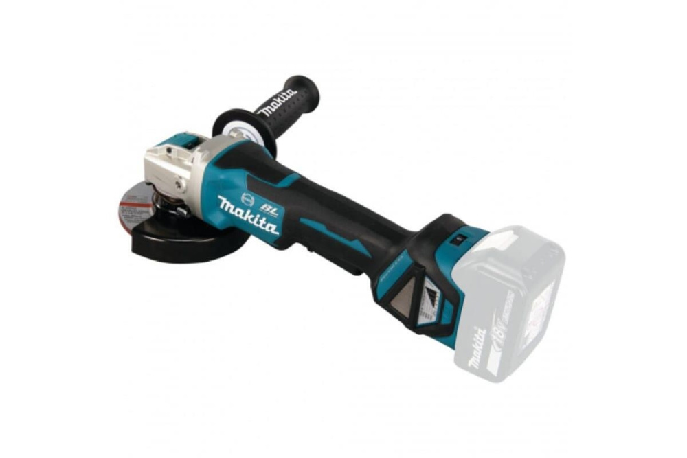 Угловая шлифмашина аккумуляторная Makita DGA469Z LXT 18В, 115 мм, 3000-8500 об/мин, без акб и ЗУ