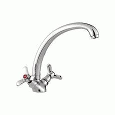 СМЕСИТЕЛЬ ДЛЯ КУХНИ LEDEME КРЕСТ КЕРАМИКА L4212