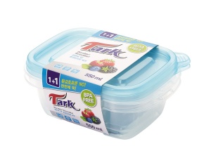 Набор из 3-х пластиковых контейнеров BPA FREE BS-012 550 мл.