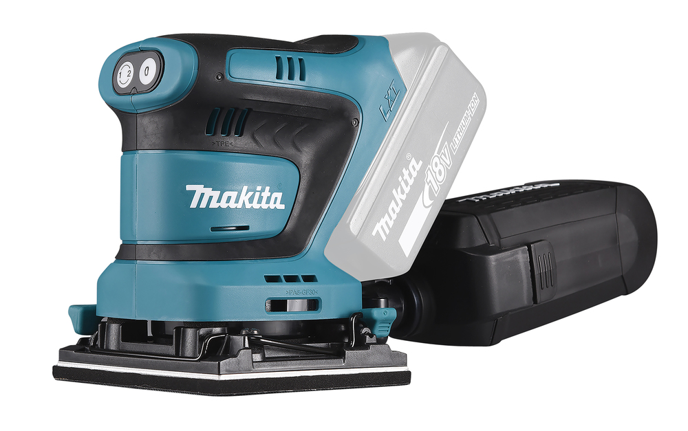 Вибрационная шлифмашина аккумуляторная Makita DBO480Z LXT 18В, 14000 об/мин, без акб и ЗУ