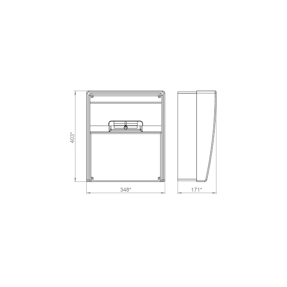 Навесной щит с розетками 220В + 380В EVOL COMBOX ULTRA 17 0107-027-1