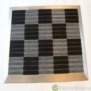 Коврик алюминиевый входной «Шахматы»