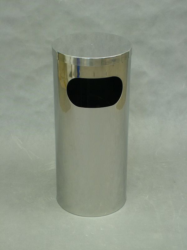 Урна для сбора мусора "Тополь" шлифованная 7 л.