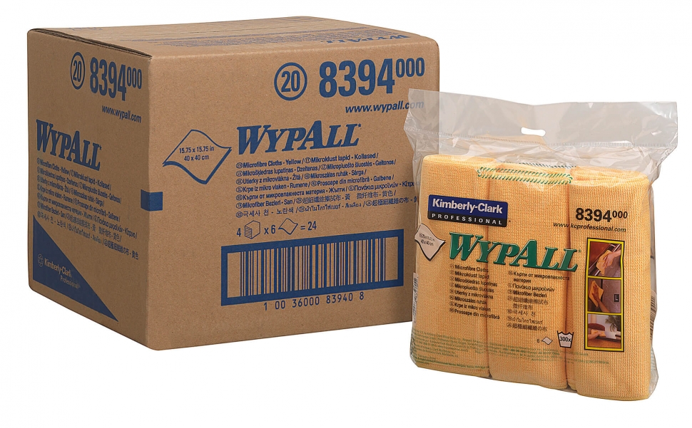 Суперсалфетка из микрофибры Kimberly-Clark Wypall® Microfiber Cloths 8394