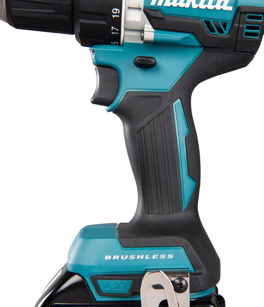 Дрель-шуруповерт аккумуляторная Makita DDF484RME LXT 18В, 2х4.0 Ач Li-ion, 54 Нм, 2000 об/мин