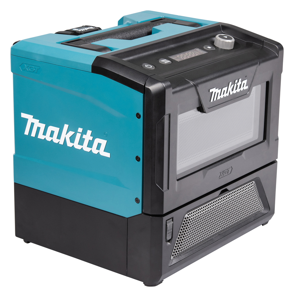 Микроволновая печь аккумуляторная MW001GZ XGT 40В, 500/350 Вт, 8л, USB, подсветка, без акб и ЗУ