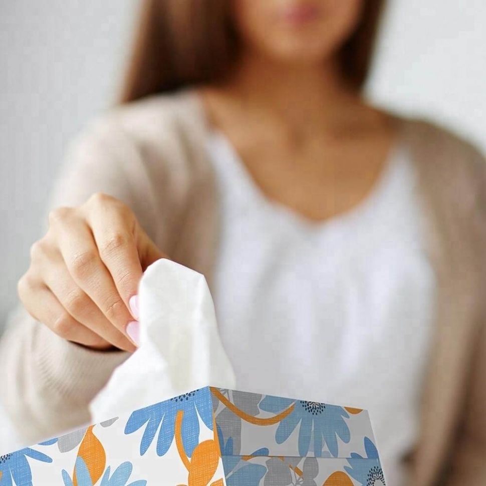 Гигиенические салфетки настольные Kimberly-Clark Клинекс 21400, двухслойные