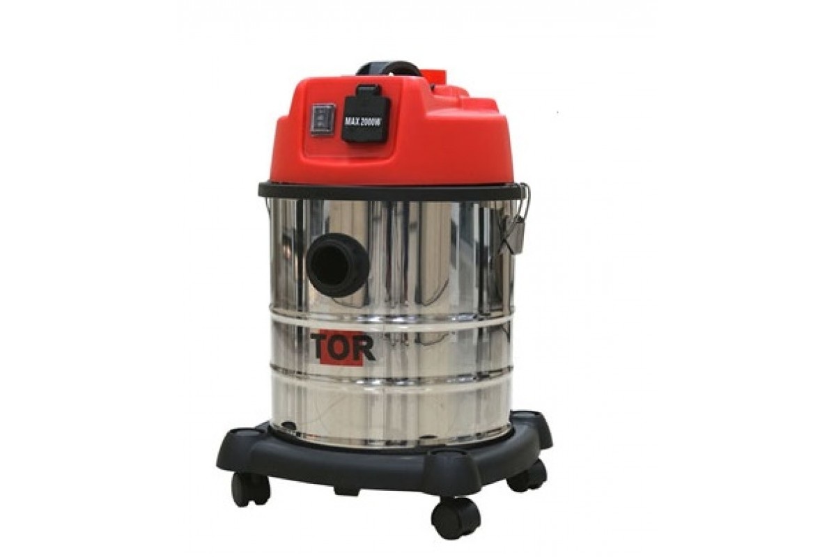 Профессиональный пылесос с розеткой TOR WL092A-20L INOX