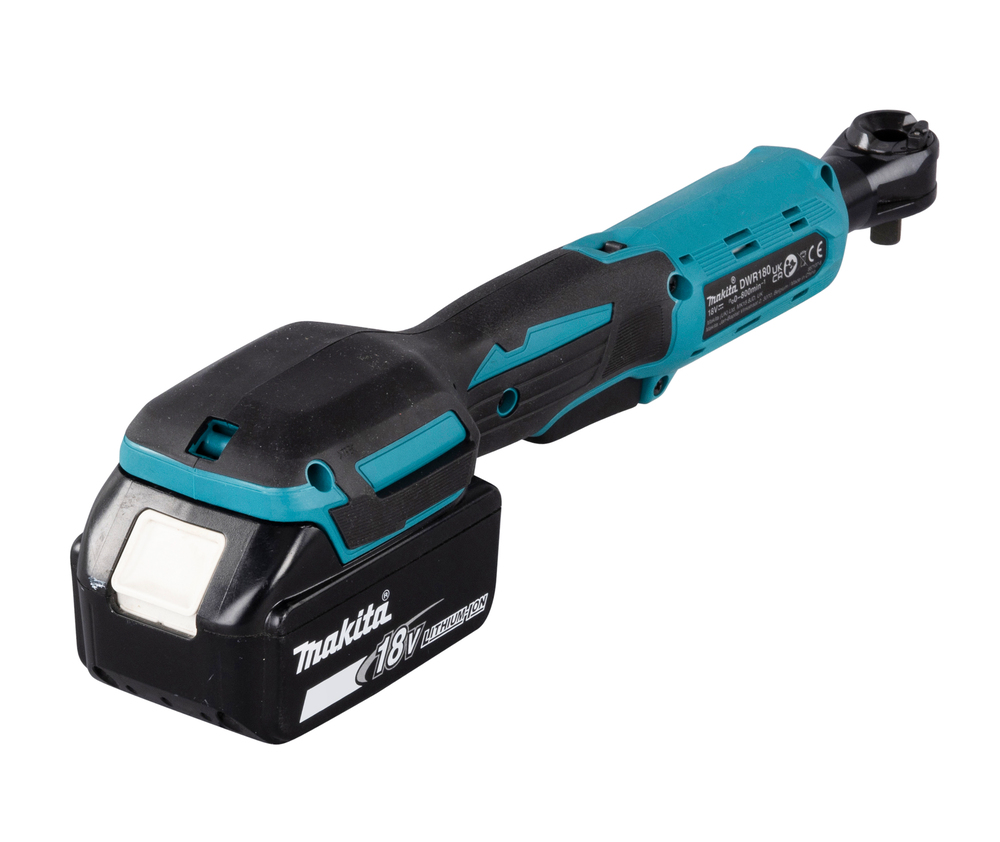 Угловой гайковерт трещетка аккумуляторный Makita DWR180RF LXT 18В, 1х3.0 Ач, 3/8\" и 1/4\", 47.5 Нм, 0 – 800 об/мин