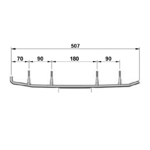 Коньки лыж усиленные 160 мм для Yamaha