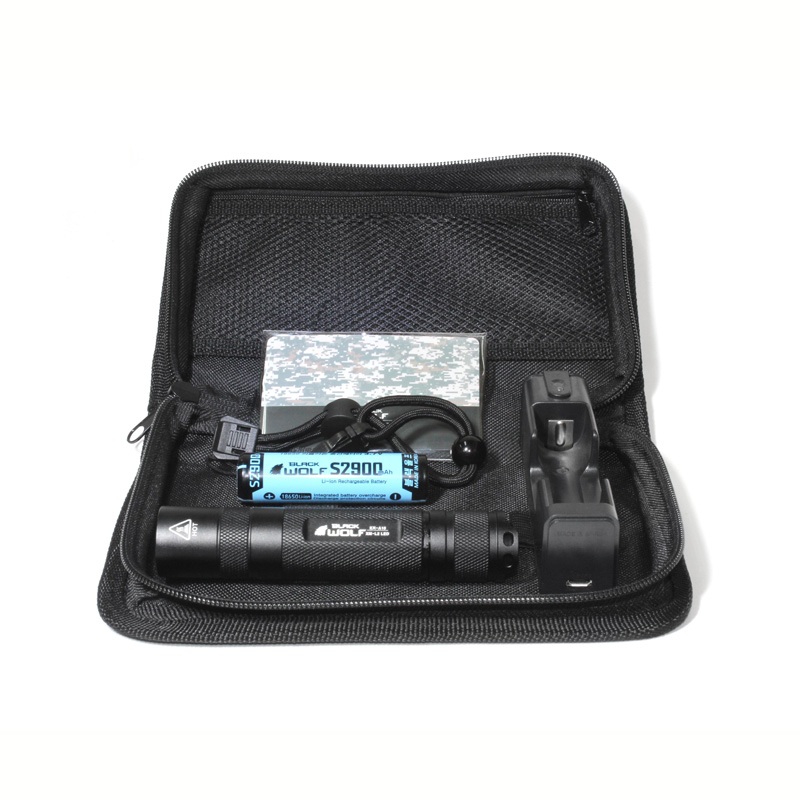 Фонарь Black Wolf KR-A10 комплект №3 (2900mAh, зарядное устройство без адаптера)