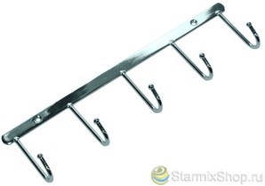 Крючки на планке 5шт АЕ-496