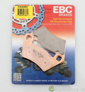 Колодки тормозные EBC для Polaris RZR 900 r/l &r/r