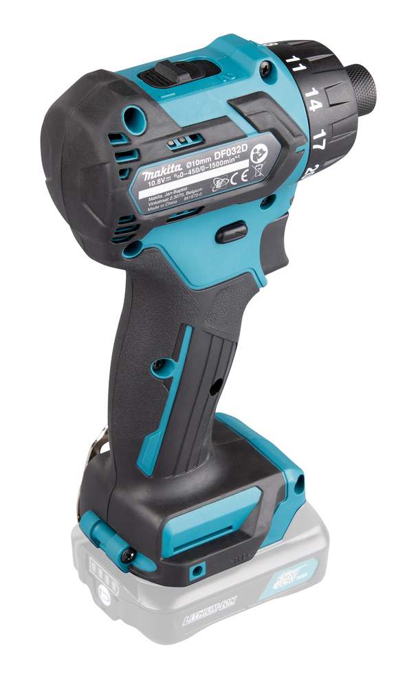Дрель-шуруповерт аккумуляторная Makita DF032DZ CXT 10.8В, 35 Нм, 1500 об/мин, без акб и ЗУ