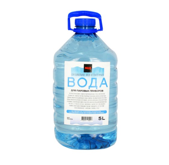 Специально подготовленная вода для паровых приборов 5л