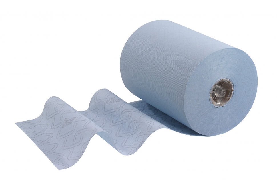 Бумажные полотенца в рулонах Kimberly-Clark Scott Essential Slimroll 6696, однослойные