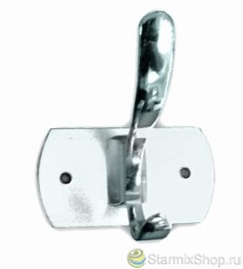 Крючок двойной хром 005-04