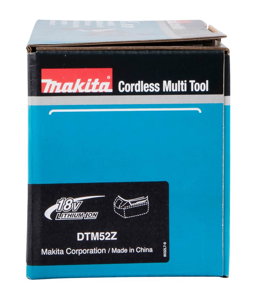 Аккумуляторный многофункциональный инструмент Makita DTM52Z 18В, 10000-20000 об\мин, Starlock/Starlock Plus/Starlock Max, без акб и ЗУ