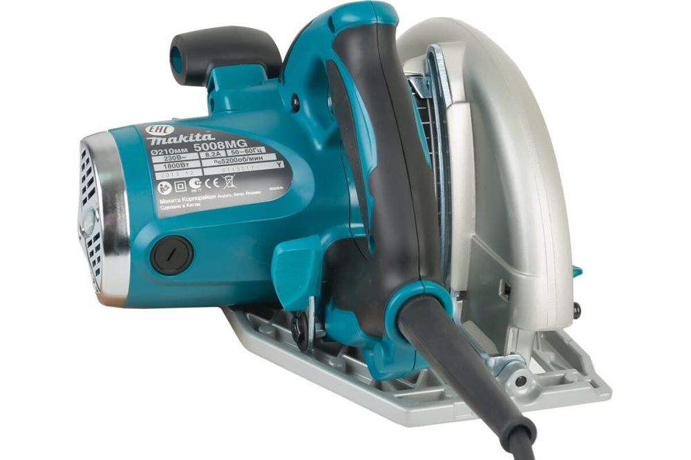 Пила дисковая Makita 5008MGJX2 1800 Вт, 5200 об\м, диск-ф 210х30 мм, рез - 75.5 мм, 4.8 кг, кор, подсветка + D-29050 (210x30x2x24T) Makpa