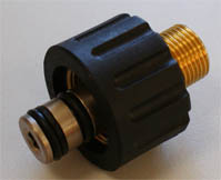 240037 Переходник с пистоном 14мм М22х1.5F-3/8M