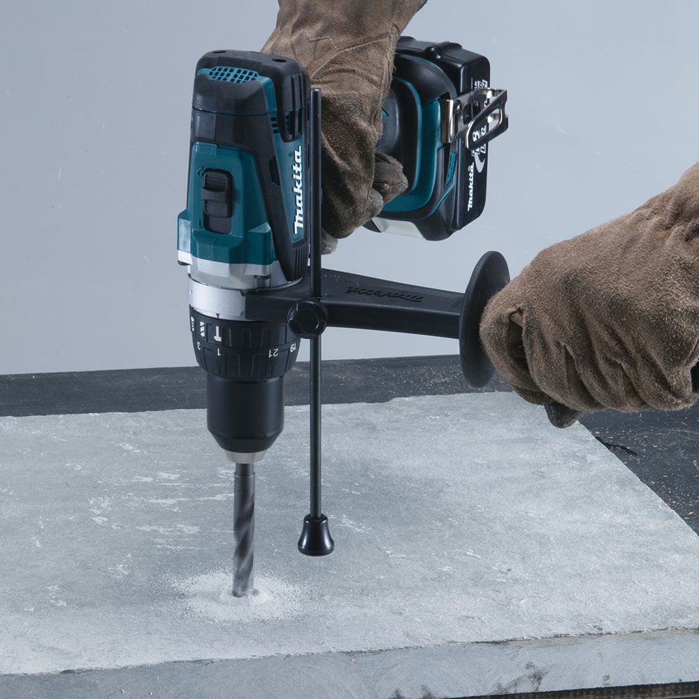 Ударная дрель-шуруповерт аккумуляторная Makita DHP458Z LXT 18В, 91 Нм, 2000 об/мин, без акб и ЗУ
