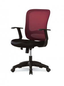 Стул ортопедический черно-красный DSP 1802J