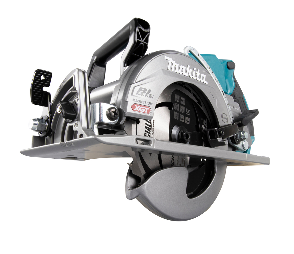 Пила дисковая аккумуляторная с задней рукояткой Makita RS001GZ XGT 40В, 185 мм, 6400 об/мин, без акб и ЗУ