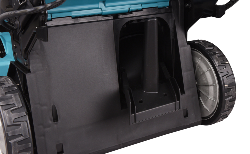 Газонокосилка аккумуляторная Makita DLM539Z LXT 2х18В, 860Вт, 53см, травосборник 70л, привод 2,5-5км/ч, 4в1, XPT, без акб и З/У