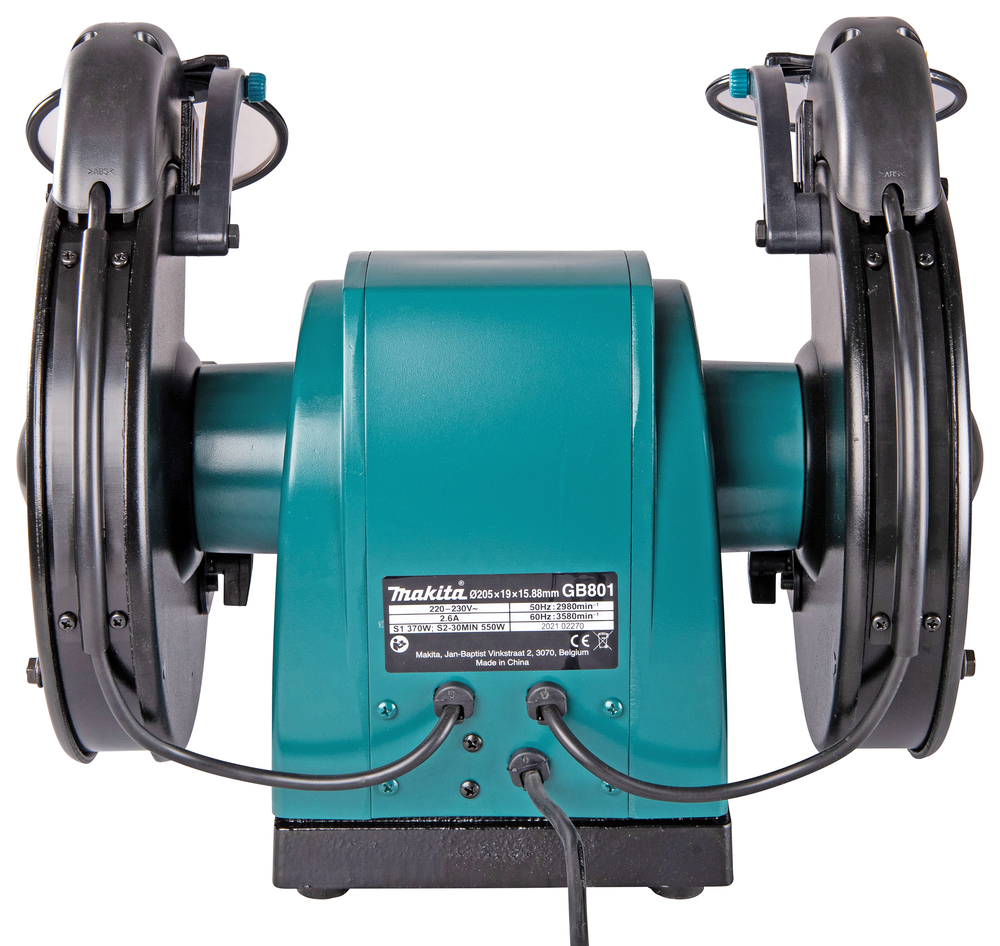 Заточной станок электрический Makita GB801 550 Вт, 2850 об\м, 2 круга 205х15.88 мм