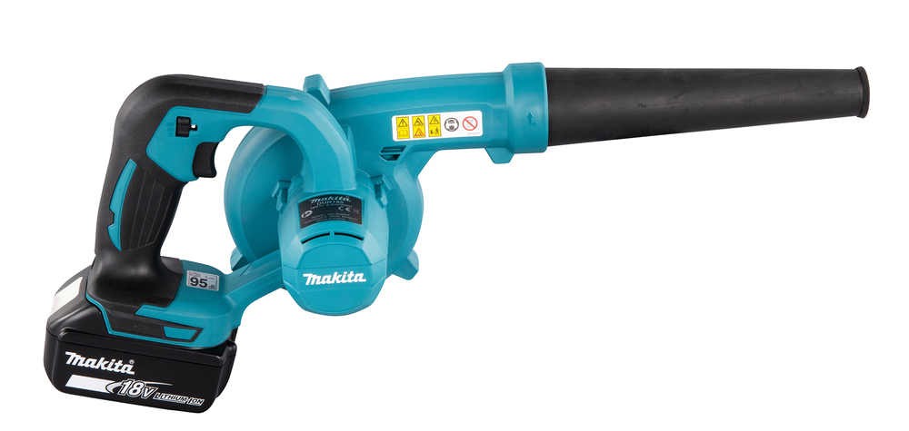 Аккумуляторная воздуходувка Makita DUB186Z LXT 18В, 3 скорости, 3,1 м³/мин, 52 м/с, длинная насадка, без акб и З/У
