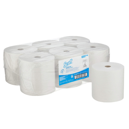 Бумажные полотенца в рулонах Kimberly-Clark Scott XL 6687