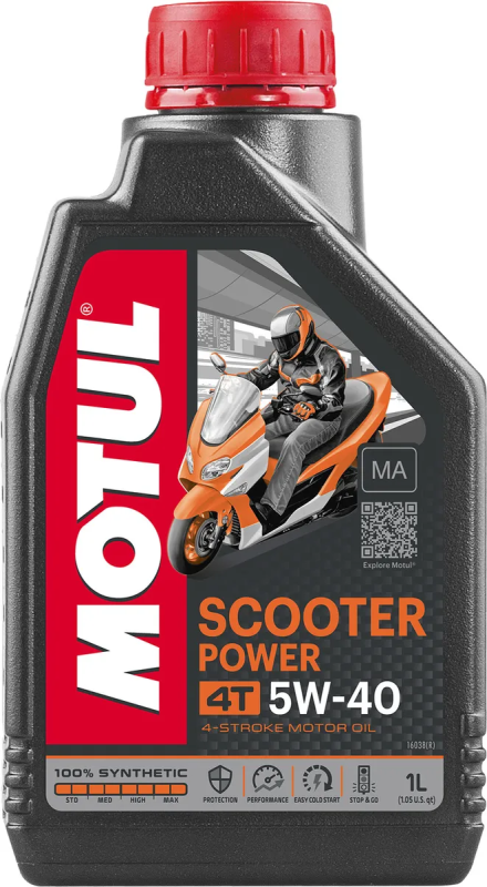 Моторное масло MOTUL Scooter Power 4T 5W40 1 л