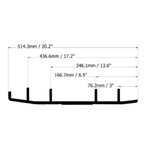 Коньки лыж Sledex для Yamaha