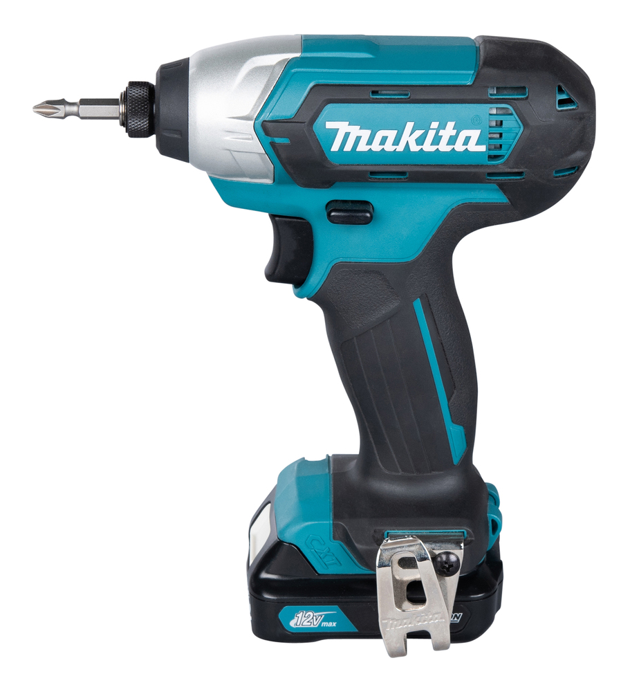 Шуруповерт ударный аккумуляторный Makita TD110DWAE CXT 10.8В, 2х2.0 Ач, 110 Нм, 2600 об/мин
