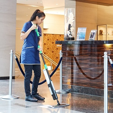 Комплект для уборки пола Unger erGO Clean FAKT2