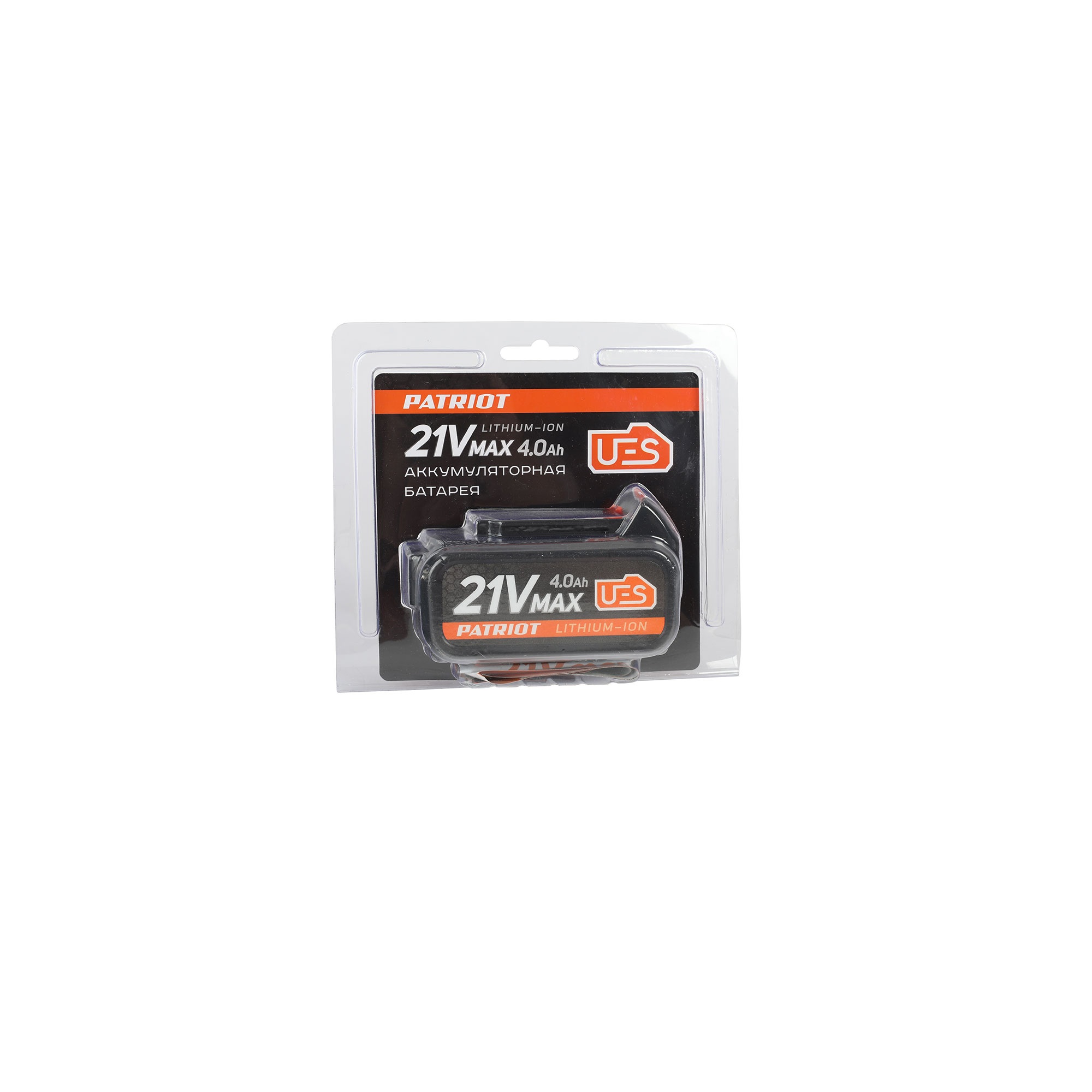 Батарея аккумуляторная PB BR 21 V (Max) Li-ion PATRIOT UES, 4,0 Ah Pro