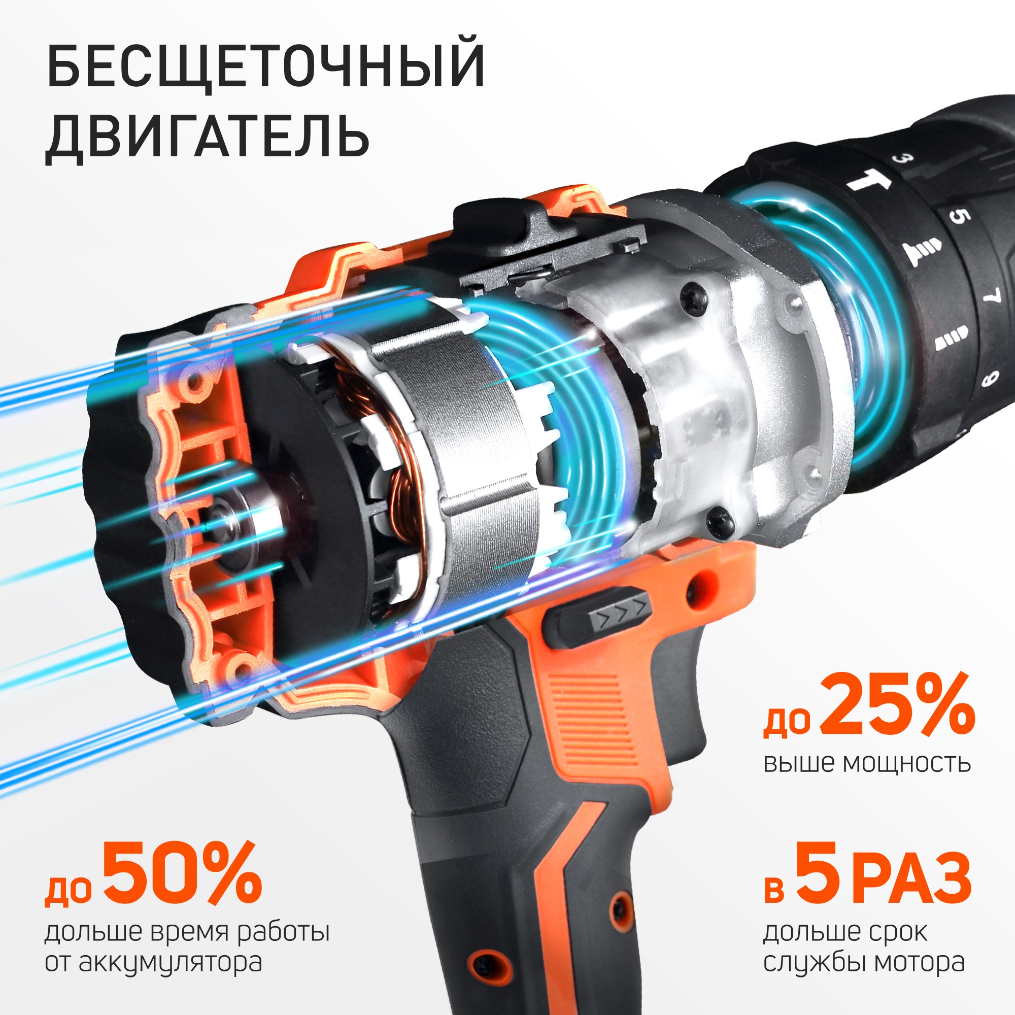 Дрель-шуруповерт аккумуляторная PATRIOT BR 216UES-h BL