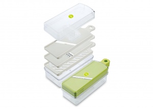 Набор терок для овощей из 3х шт. c контейнером Kawasaki Plastics