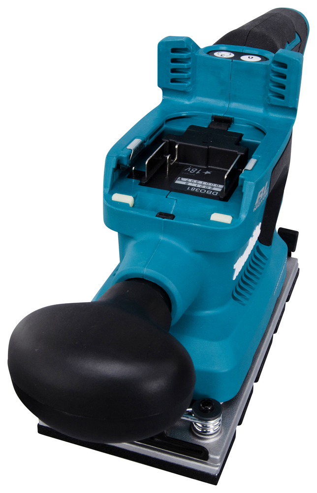 Вибрационная шлифмашина аккумуляторная Makita DBO381ZU LXT 18В, 12000 об/мин, без акб и ЗУ