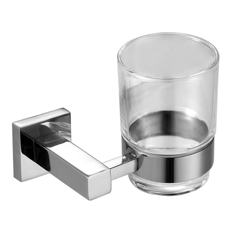 Стакан для зубных щеток одинарный Ksitex BA-1103S (блестящий)
