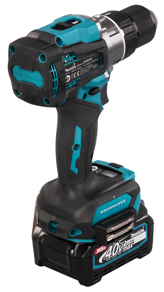 Дрель-шуруповерт аккумуляторная Makita DF001GD201 XGT 40В, 2х2.5 Ач Li-ion, 140 Нм, 2600 об/мин