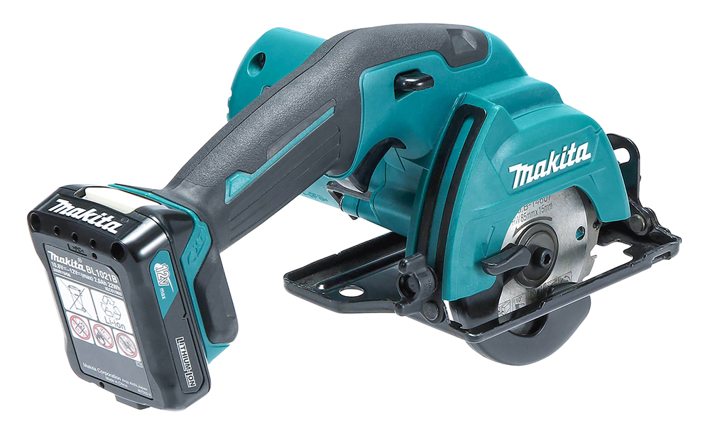 Пила дисковая аккумуляторная Makita HS301DWAE CXT 12В, 1500 об/мин, 85 мм