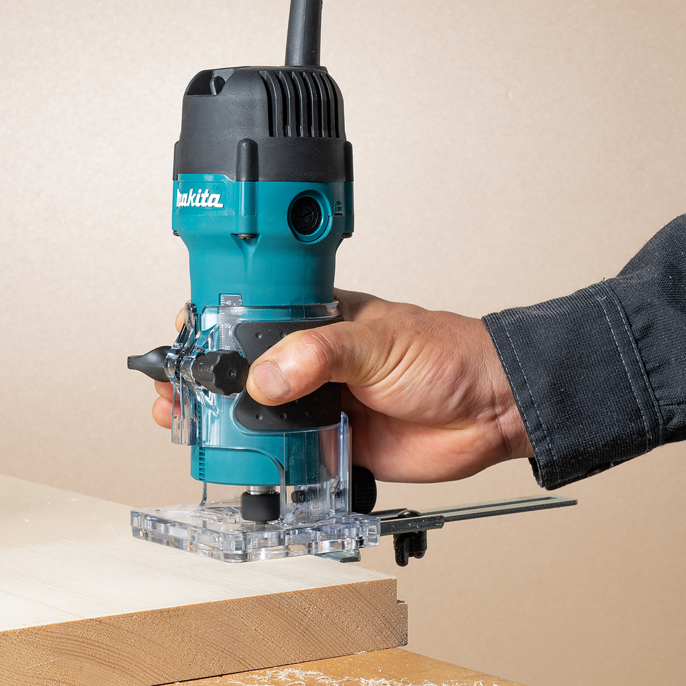 Фрезер кромочный электрический Makita 3711 530 Вт, 6 мм