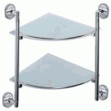 Полка 2-х ярусная 25х25см Ledeme L1907-2