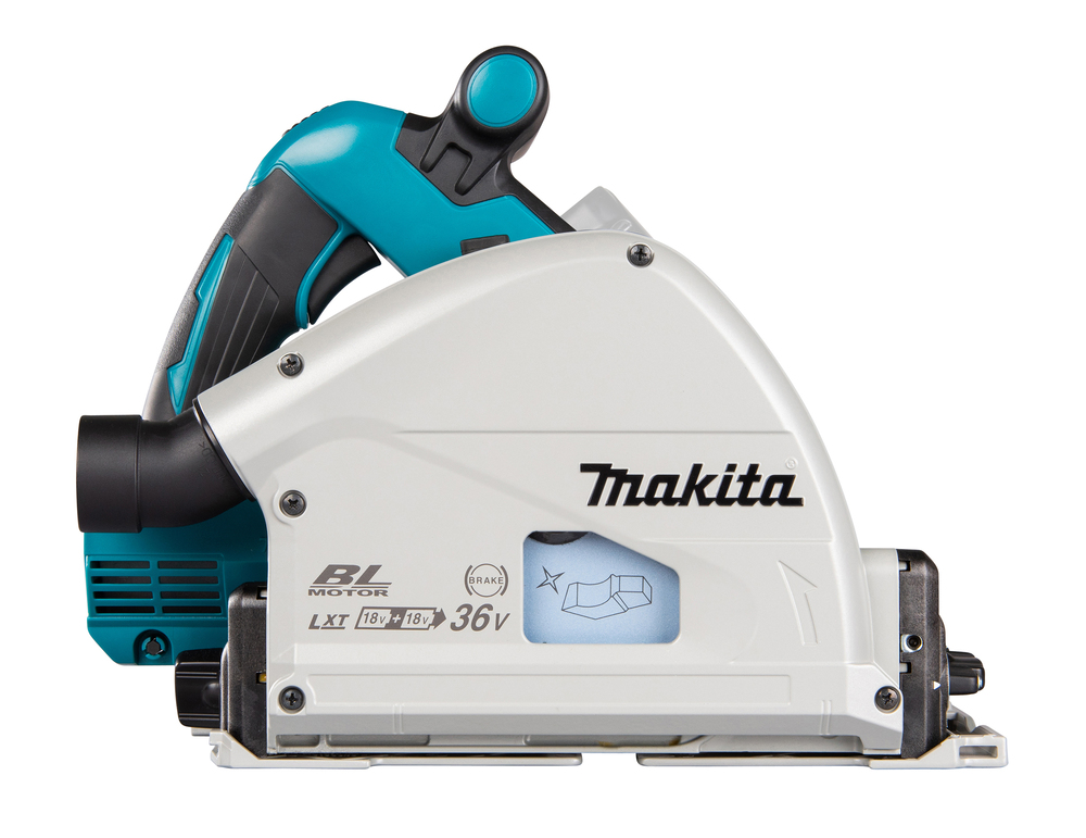 Пила погружная дисковая аккумуляторная Makita DSP600Z LXT 18В X2, 2500 – 6300 об/мин, 165 мм, без акб и ЗУ