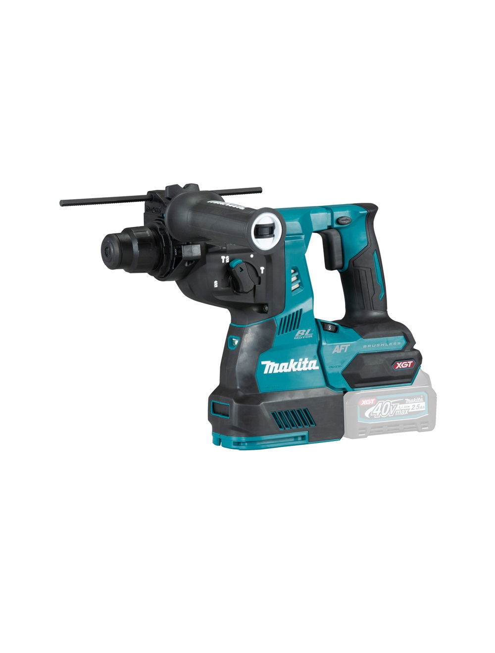 Перфоратор аккумуляторный Makita HR001GZ XGT 40В, 28 мм, 2,8 Дж, SDS-PLUS, без акб и ЗУ