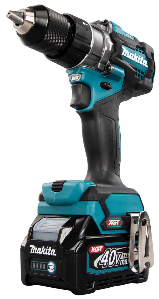Ударная дрель-шуруповерт аккумуляторная для тяжелых работ Makita HP001GD201 XGT 40В, 2х2.5 Ач, 140 Нм, 2600 об/мин
