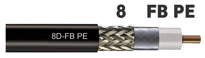 Кабель радиочастотный 8D-FB РЕ